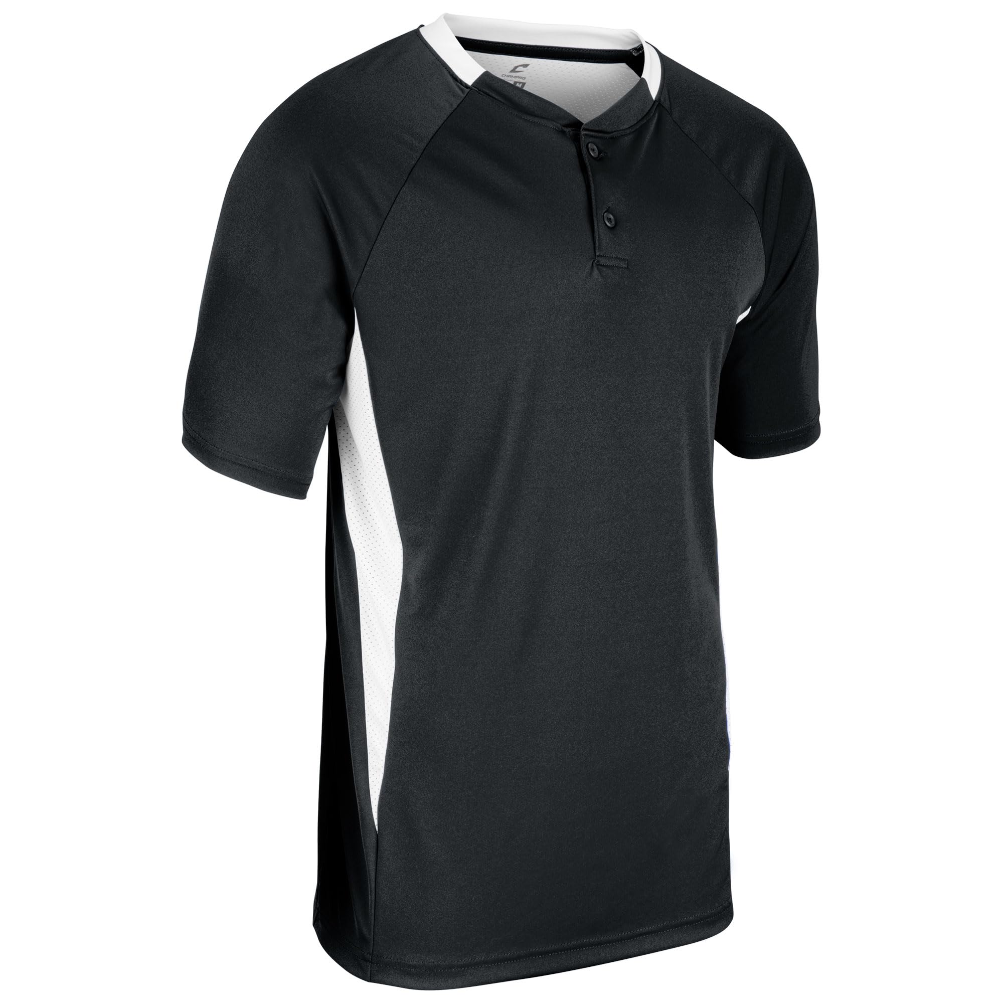 Champro Men's Clean-up 2-Button Baseball Jersey Clean Up 2-Button Baseball/Softball Jersey