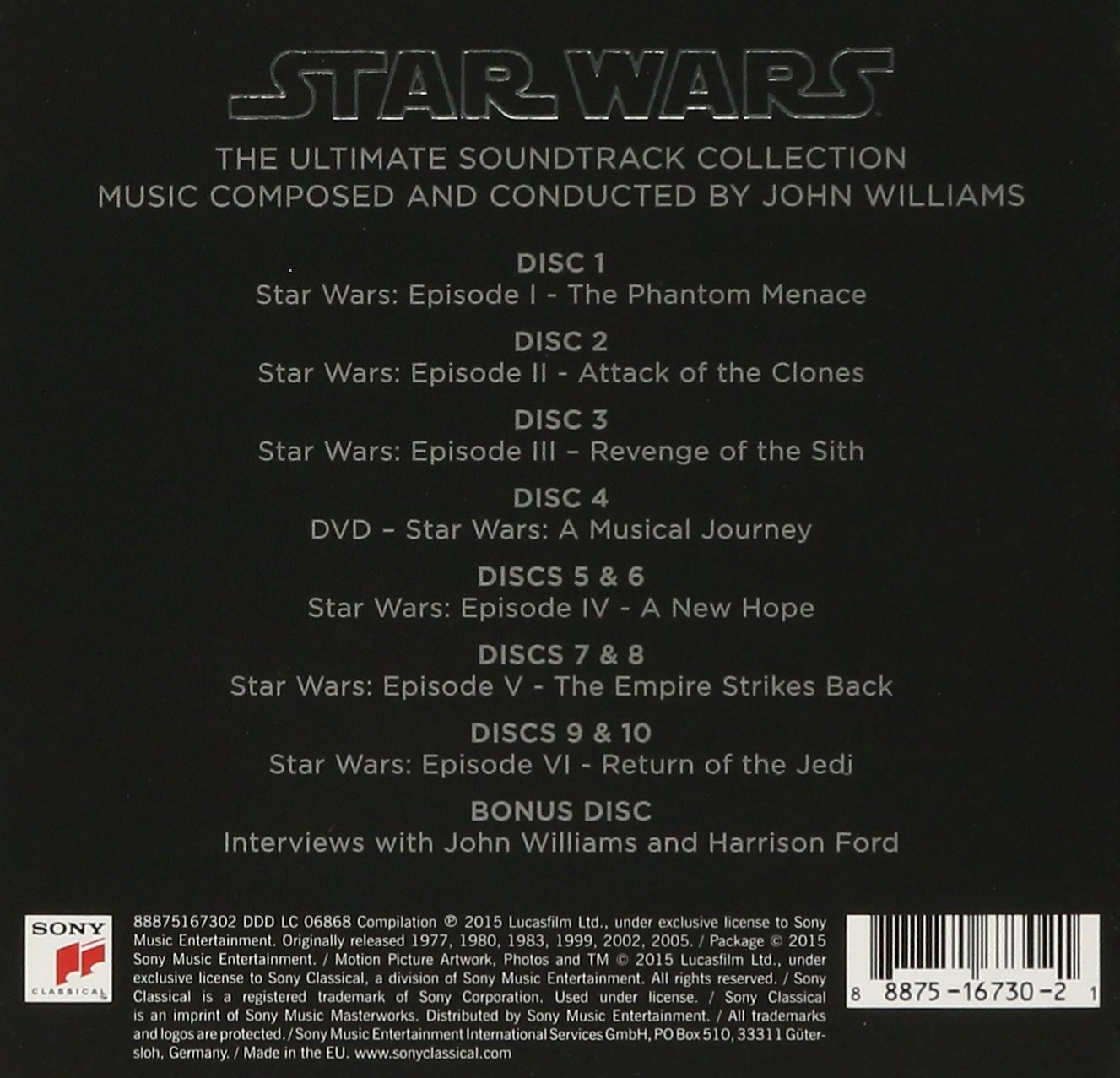 Star Wars: The Ultimate Soundtrack Collection