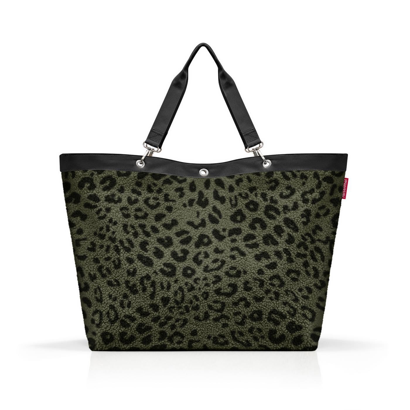 reisenthel shopper XL teddy leo olive – Große Shopping-Tasche und elegante Handtasche in einem