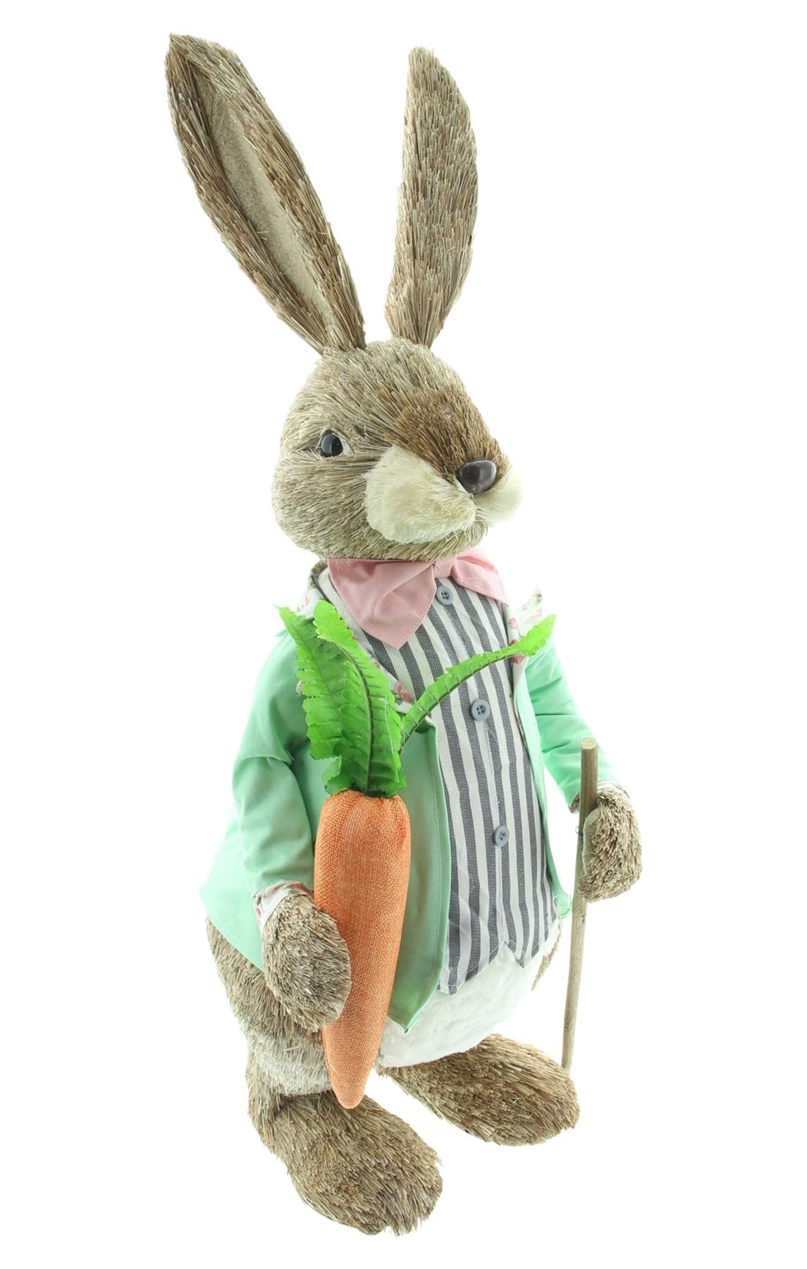 Dekoleidenschaft große Dekofigur Herr Hase 75 cm hoch, Osterhase, Osterdeko, Hasendeko