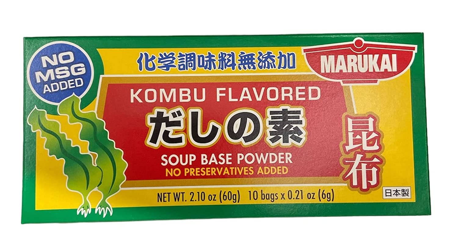 Marukai Soup Base Powder Kombu Flavored - 2.1 ounce (Pack of 6)