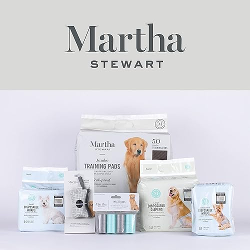 Miniatura 6 de Pañales desechables para perras, talla M de 16.5 a 21 pulgadas, cintura de 16.5 a 21 pulgadas, paquete de 12 pañales desechables para perras, a