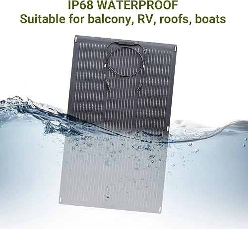 Miniatura 6 de ALLPOWERS Estación de energía portátil R600 con panel solar flexible SF200 incluido, generador solar LiFePO4 de 600 W 299 Wh con módulos solares