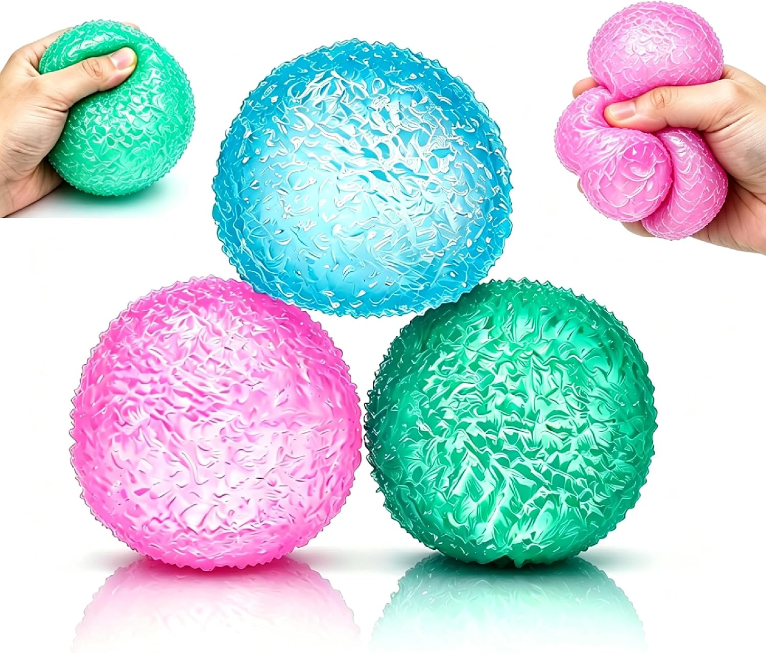 2PCS Apple Squishy, Slushy Apple Squishy, Stress Balls for Adults | Green Apple Squishy Toy, Squeeze Toys, Squishy Fidget Toys, Sensory Toys, Fruit Slow Rising Squishy Toys for Anxiety Relief