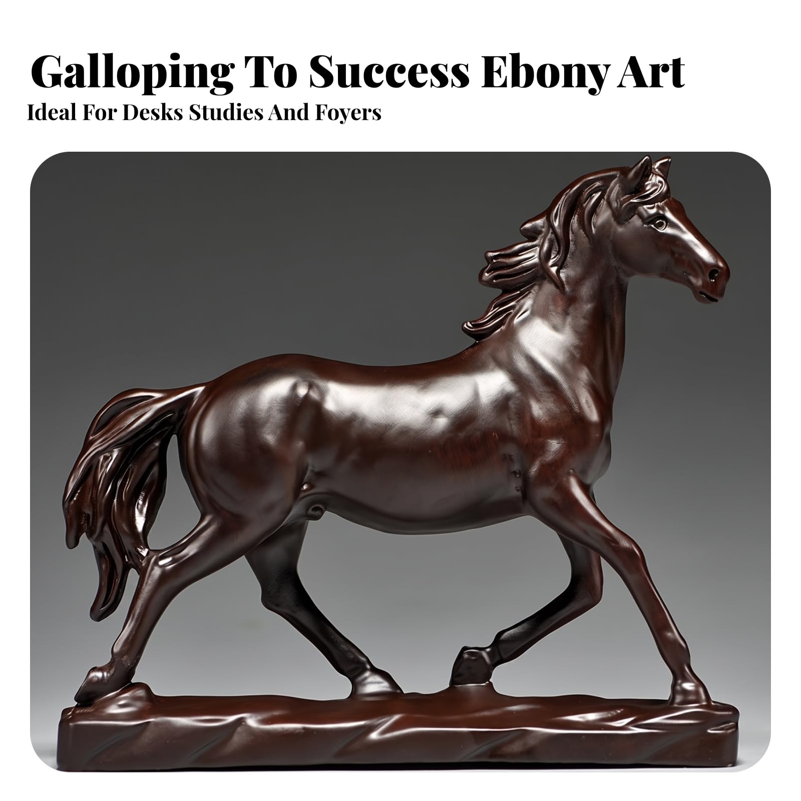 Statue Sculptée à la Main | Statue Socle, pr Bureau, Entrée, 40CM