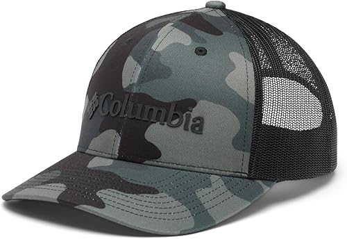Miniatura 3 de Columbia - Gorra de malla unisex con cierre a presión en la parte trasera, alta, Negro Mod CamoSoldadura, Talla única