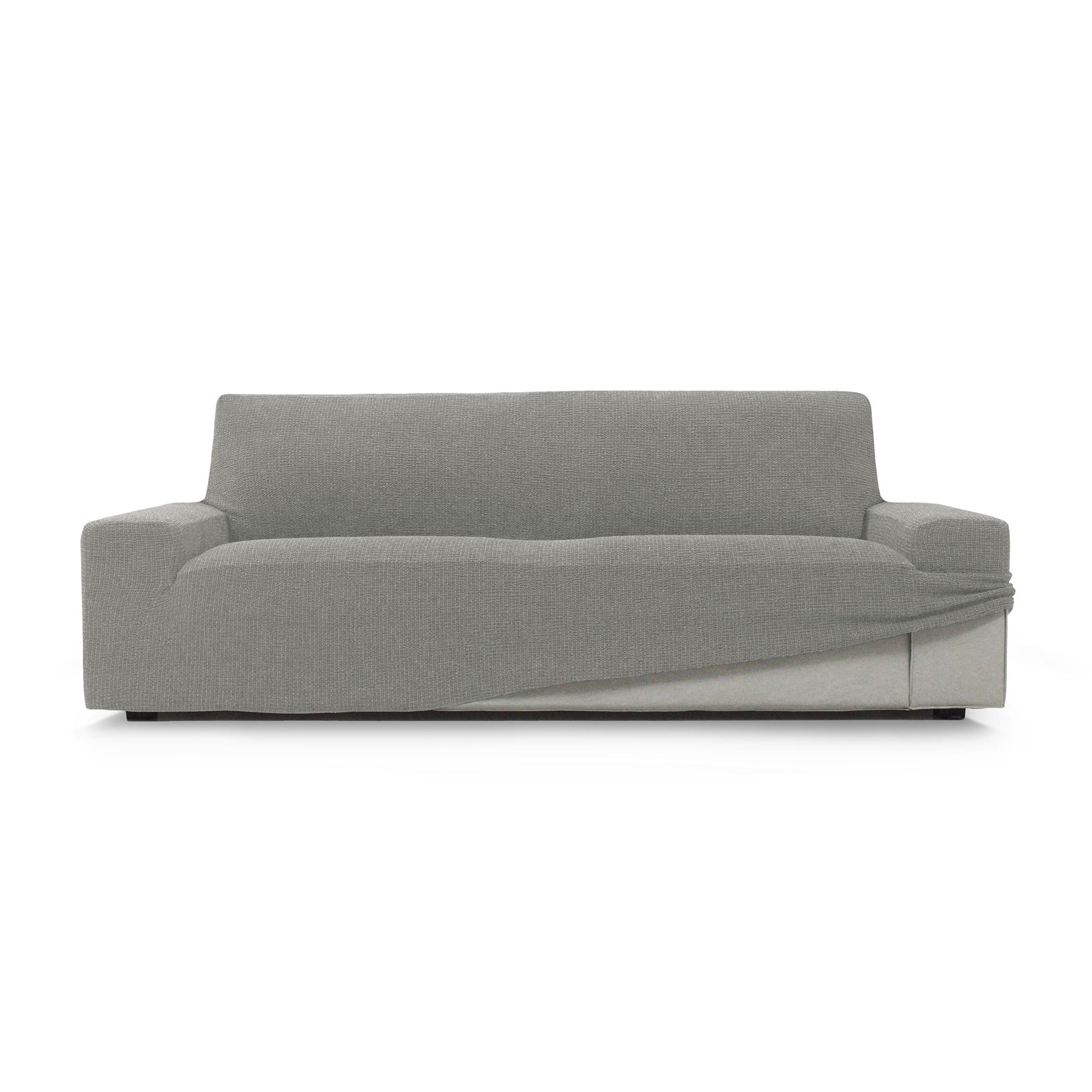 Housse de canapé 3 places élastique gris clair ECOMMERC3