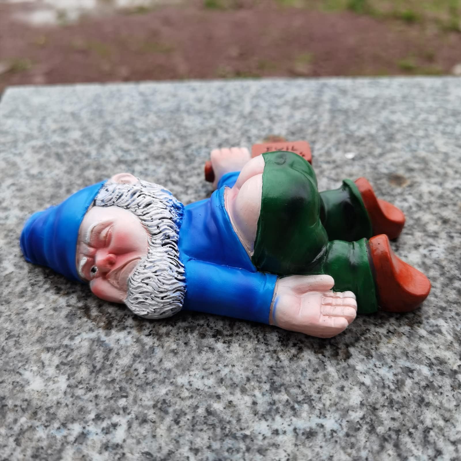 6.3'' Funny Drunk Garden Gnomes Outdoor Decorations Naughty