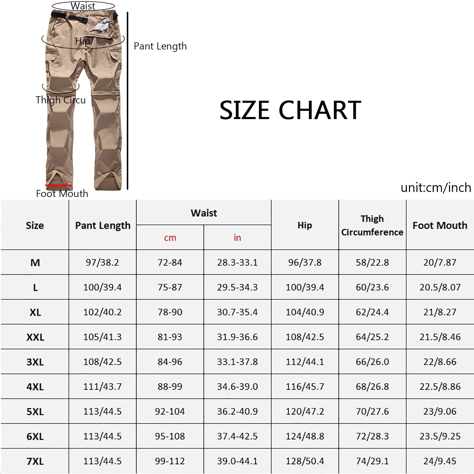 Hombres Pantalones de Senderismo Convertibles Impermeable Zip Off Pantalones de Escalada Secado Rápido (Size:L,Color:Verde)