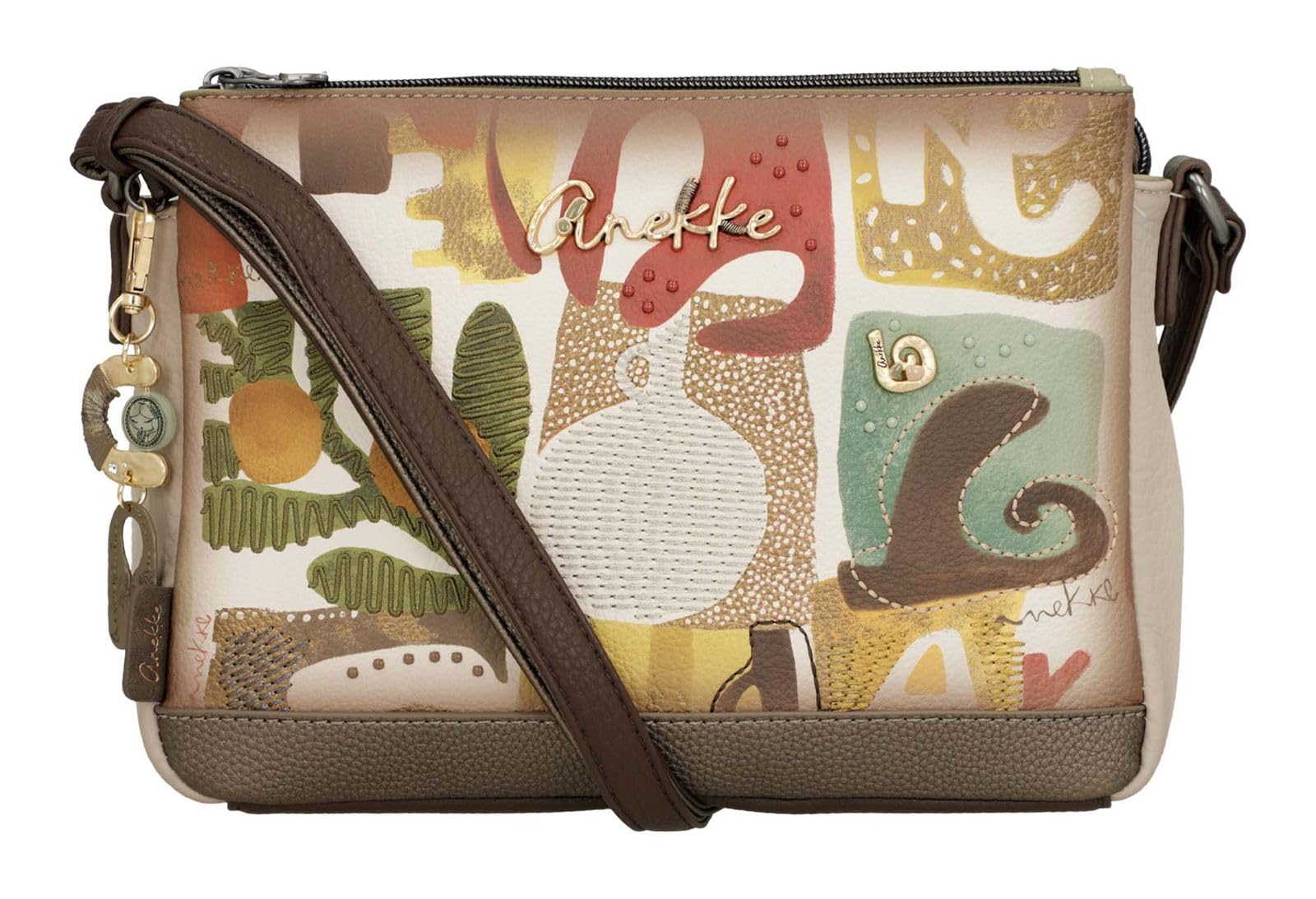 Anekke Bandolera estampada Amphora