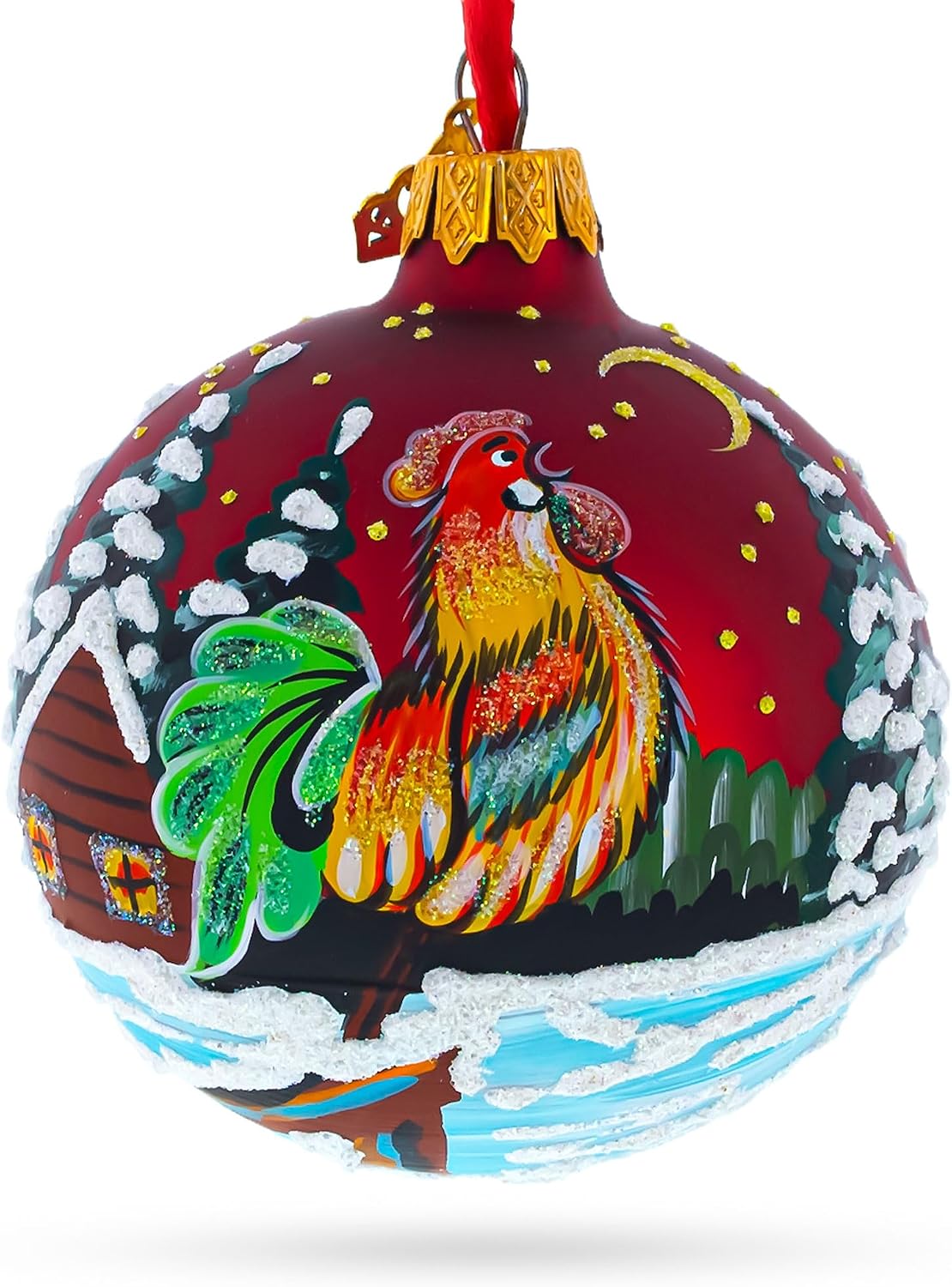 Rooster Village Scen