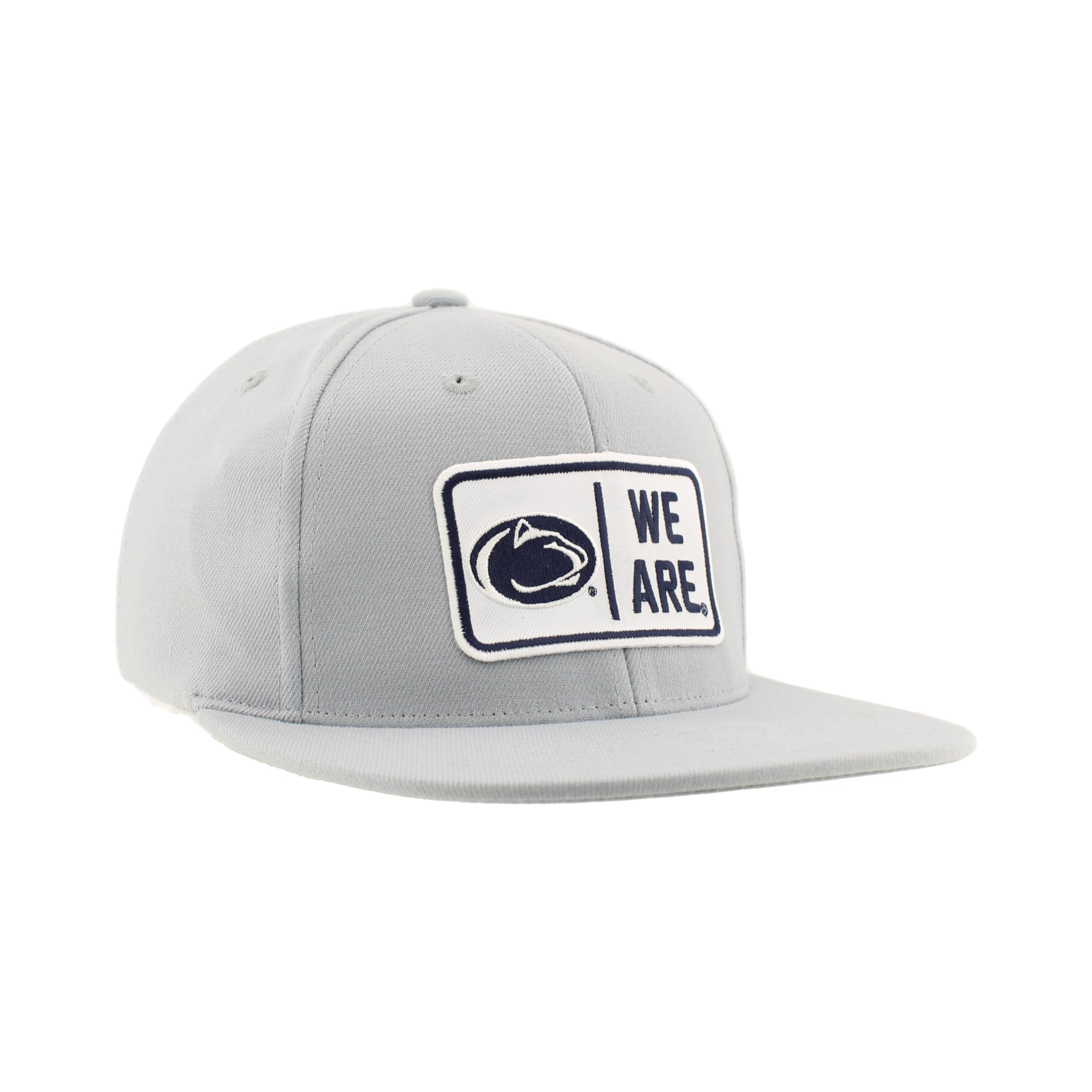 ZHATS Standard NCAA Officially Licensed Fitted Hat M15Z Defer Light Gray, Grey, Large