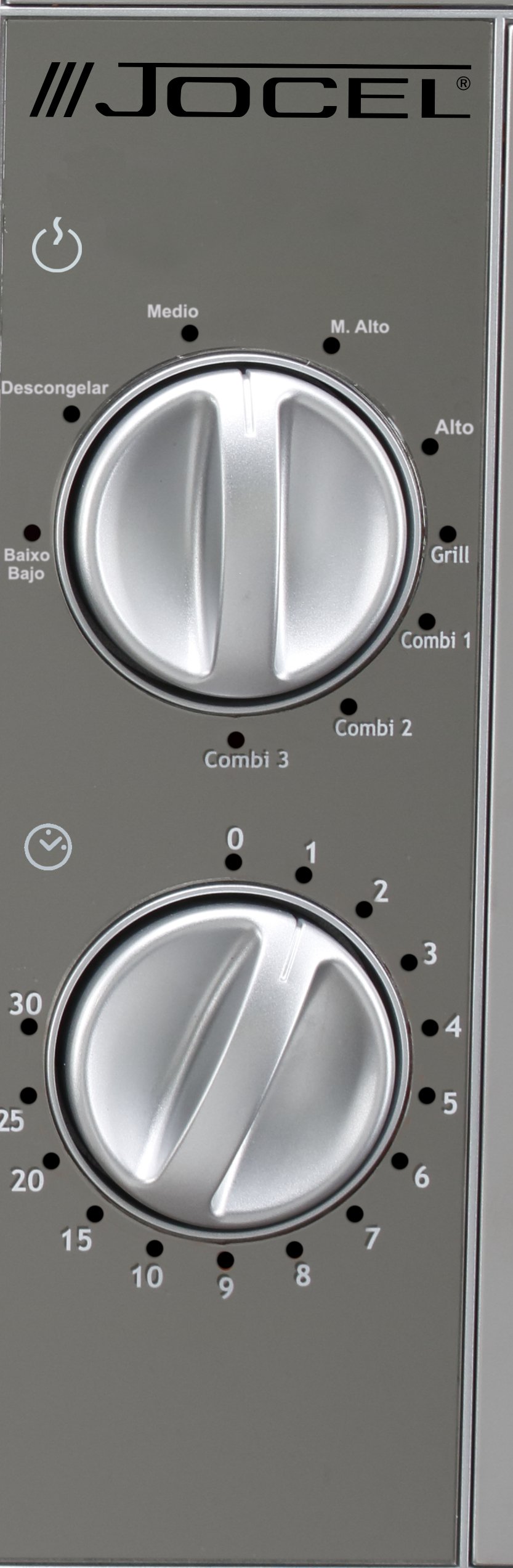 Jocel JMO011428 Microondas, 900 W, 25 litros, Gris