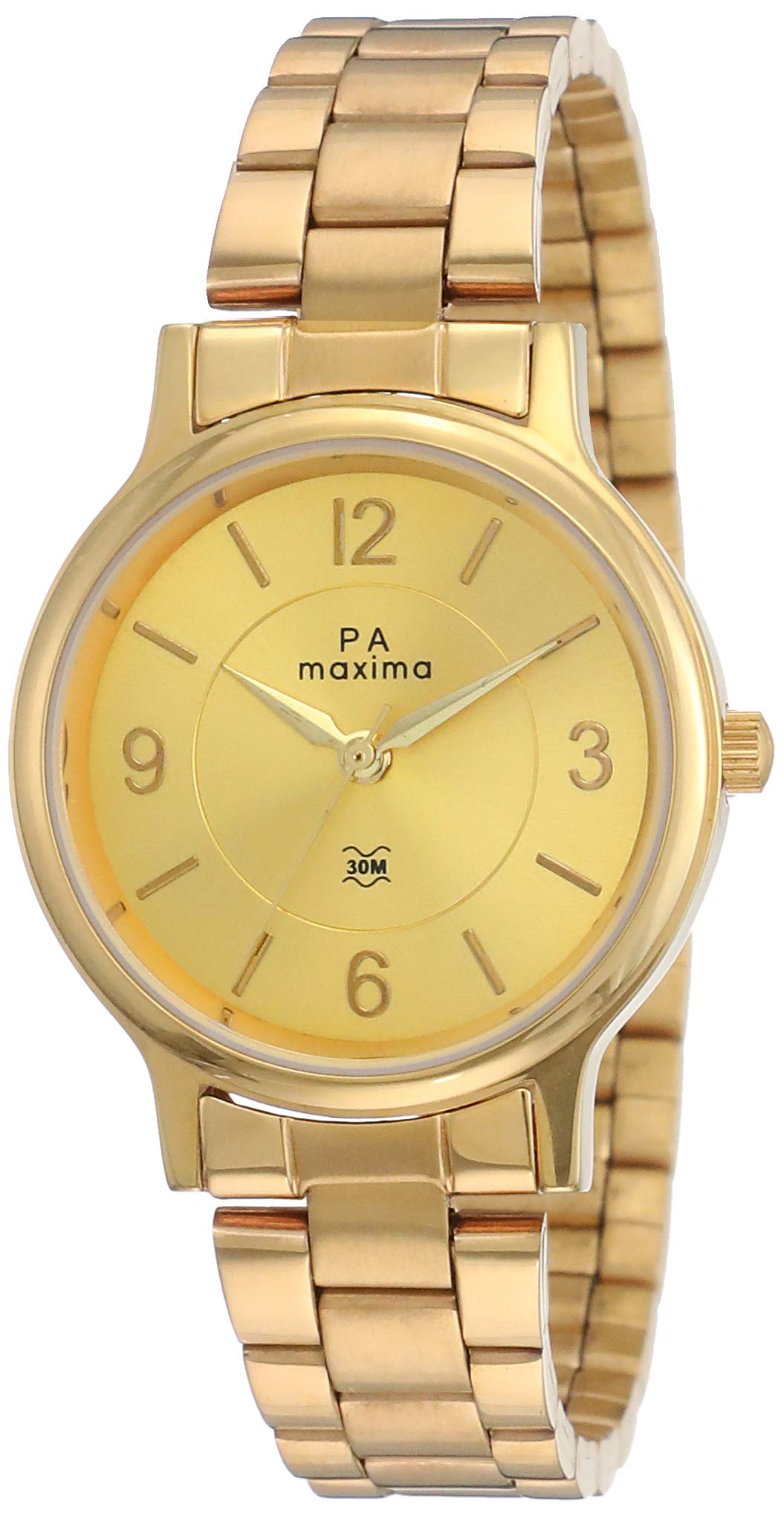 Maxima Stainless Steel Analog Gold Dial Women Watch-48230Cmly, Gold Band (B07CQ6ZDL4) Amazon Price History, Amazon Price Tracker