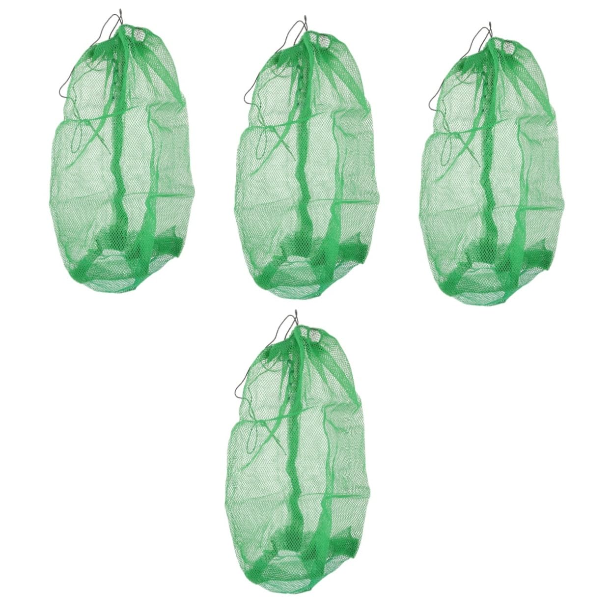 UPKOCH 4 Pezzi Borsa Da Pesca Portatile Retini Per Buche Da Pesca Sacchetti Da Pesca Retini Da Pesca Pieghevoli Retini Da Pesca Borsa A Rete Piccola Rete Da Pesca Rete Da Pesca Borsa Da