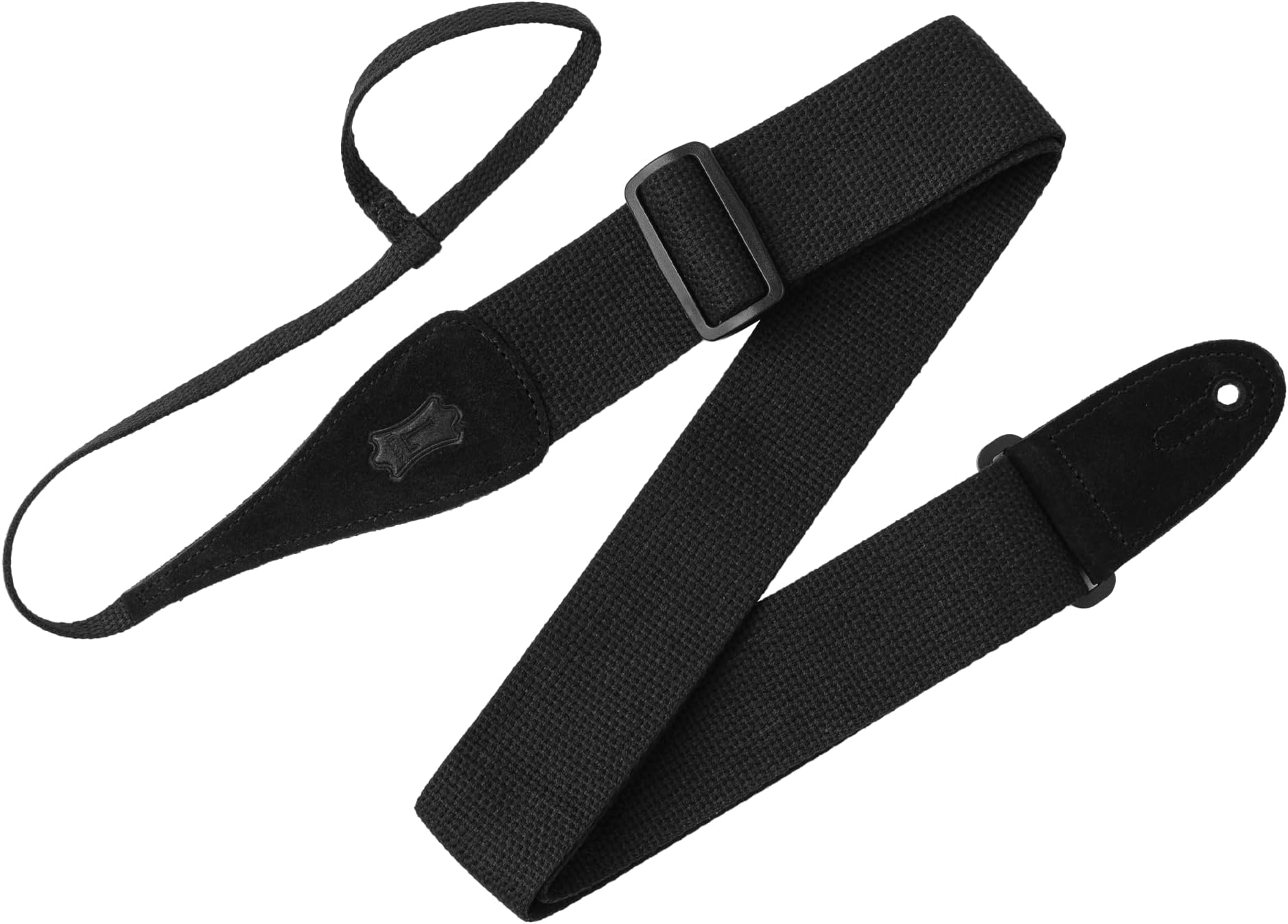 - Leathers MC8A-BLK Cotton Guitar Strap