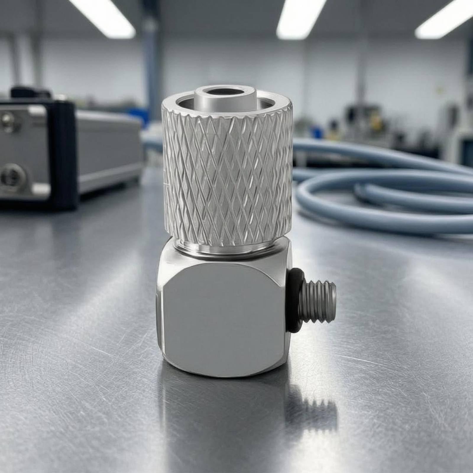 harayaa Conector Neumático Codo Empuje a Conectar Rosca Macho Latón Niquelado Ajuste Rápido y Cuerpo Hexagonal Compacto Adecuado para Sistemas, PL4-M3