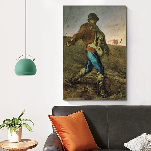 Miniatura 4 de Jean-Francois - Póster con estampado de mijo "El sembrador", póster artístico, decoración de pared, impresión de fotos, regalos para el hogar,