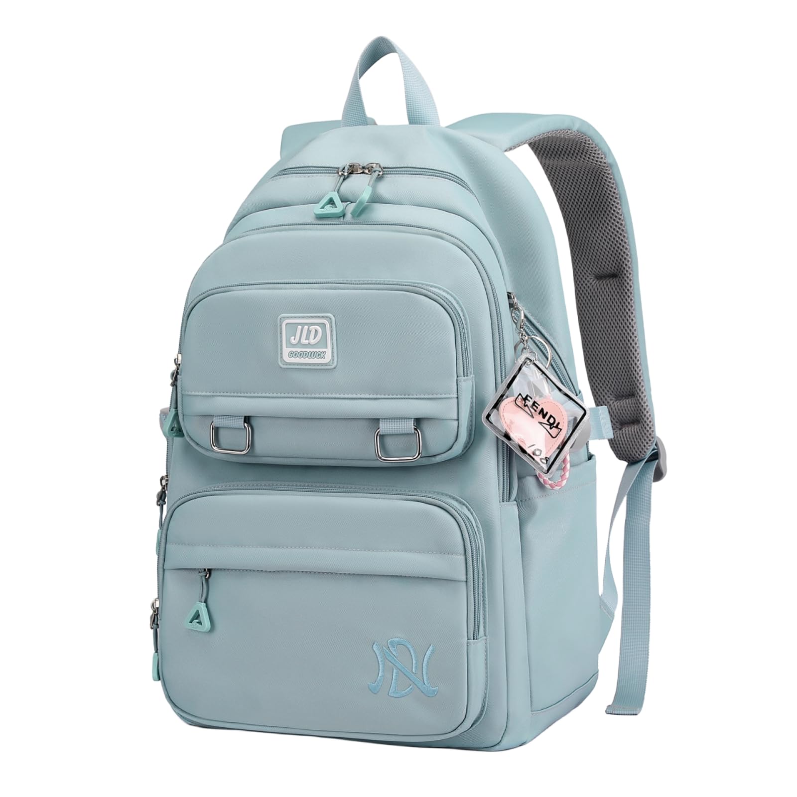 Armbq Girls Backpack Large-Capacity Middle Elementary School Casual Bookbag Kids Outdoor Travel bag Solid Color Daypack for Teens