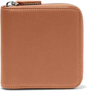 Leatherology Cognac Small Zippered Wallet