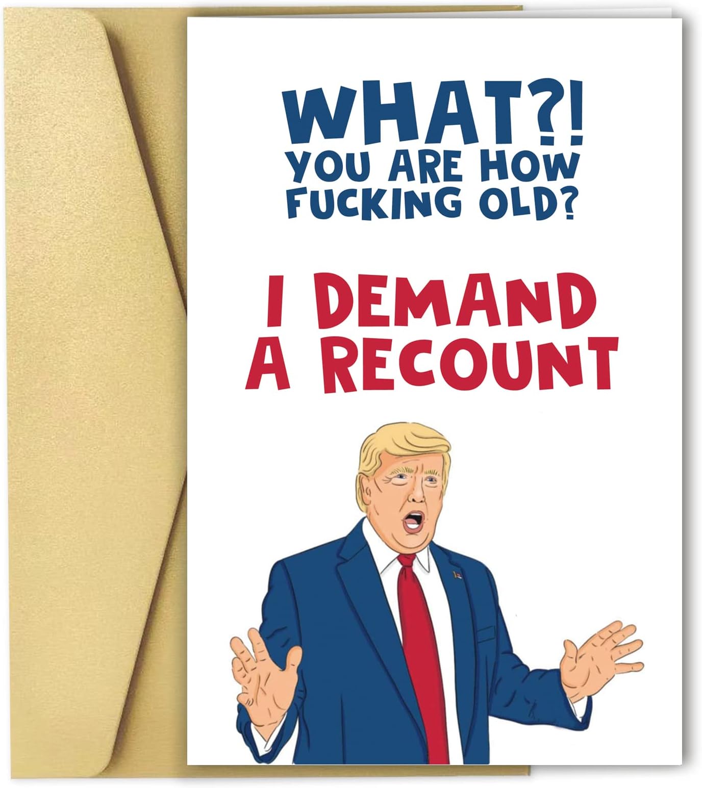 Funny Birthday Card / Best Birthday Ever Trump - Sleazy Greetings