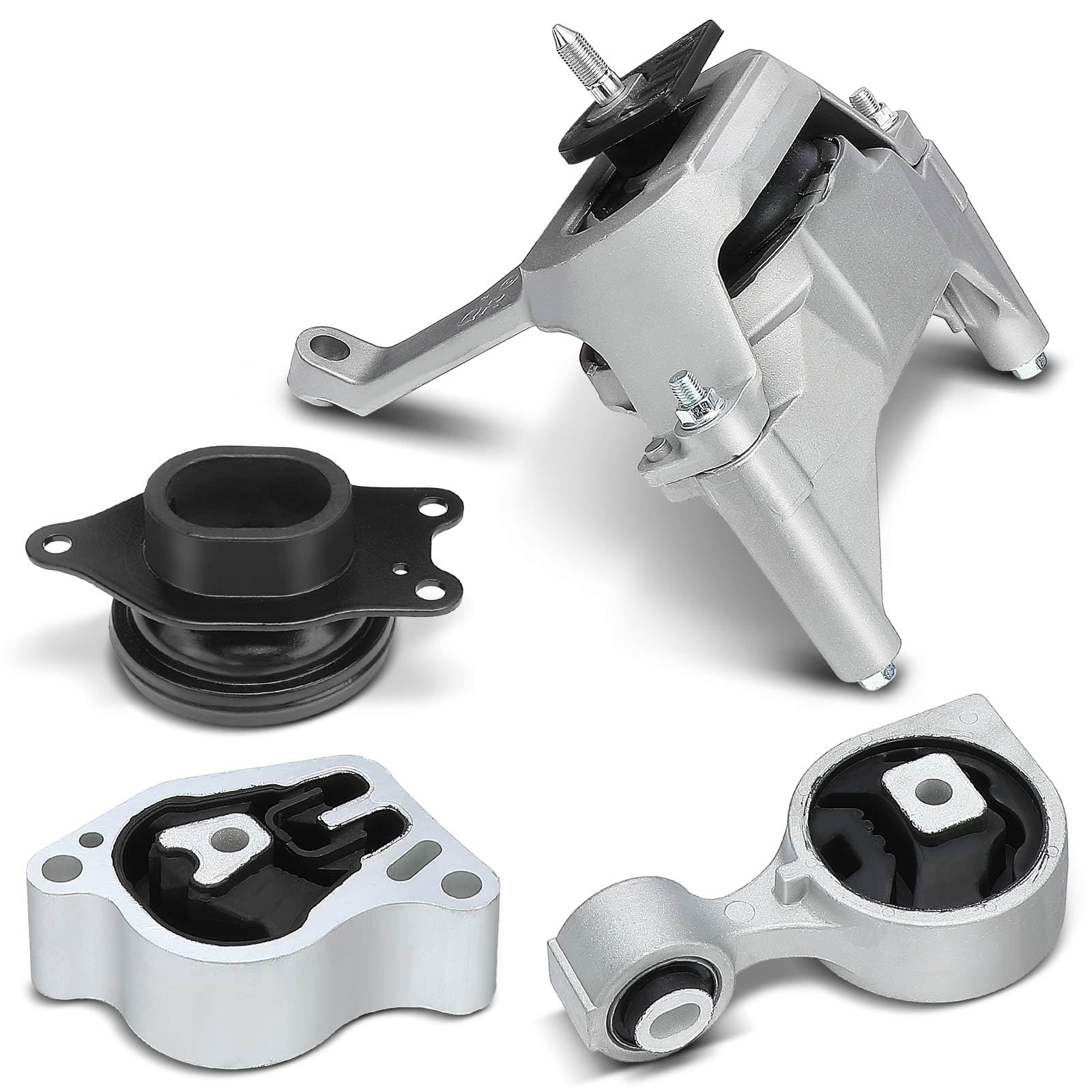 A-Premium Engine Motor Mount Set Trans Mount Compatible with Nissan Altima 2007-2017 2.5L, Replace# A4339 A4340 A4350 A4353 11360-JA000 11220-JA000 11350-JA00A, Auto Transmission Motor Mount, Set of 4