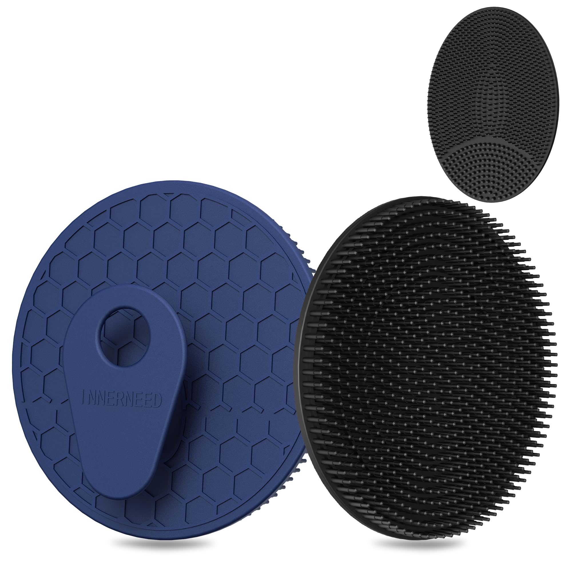 Soft Silicone Body Scrubber - Black -9 Soft Silicone Body Scrubber - Black -9