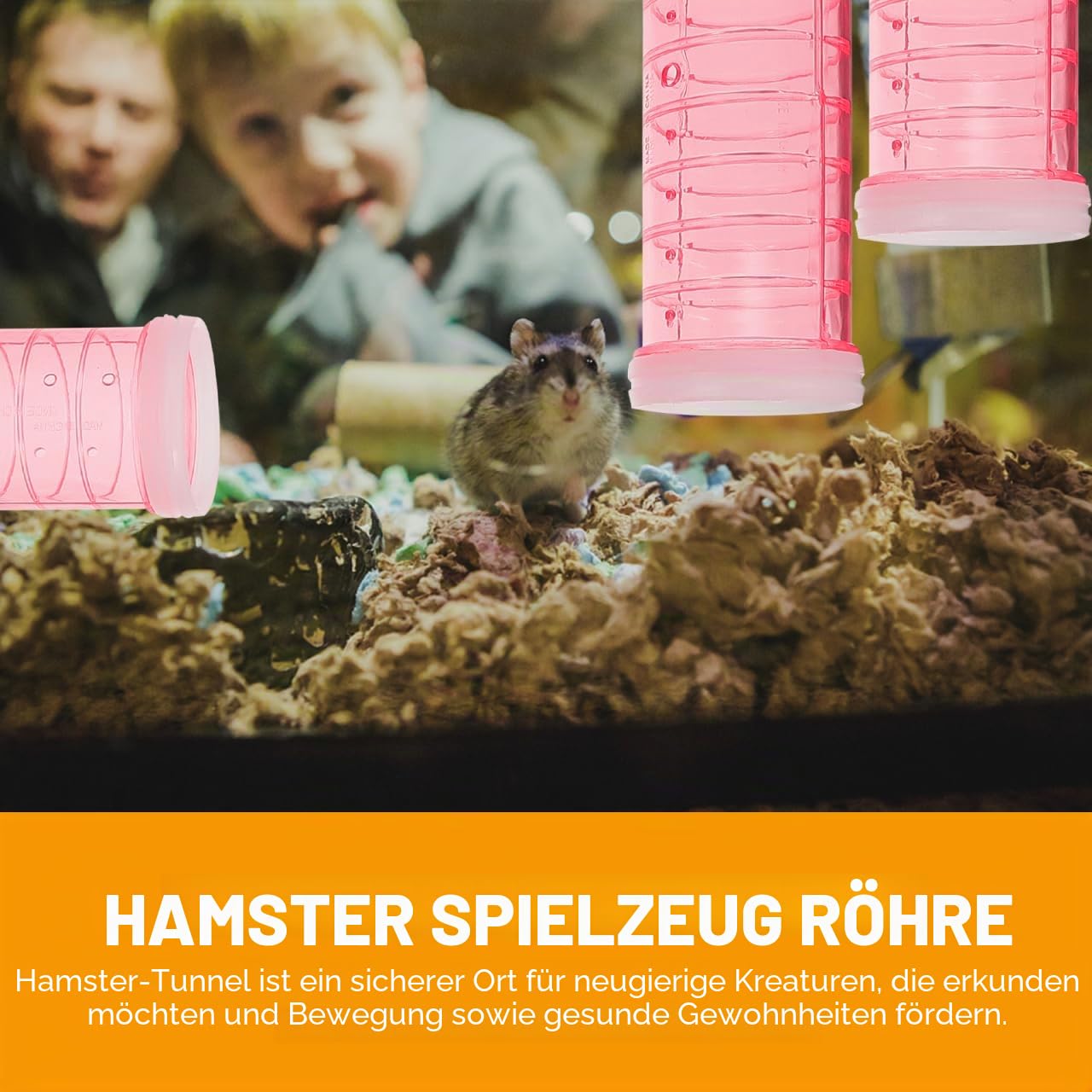 Rosa Hamster Rohr Verbindung Set Gebogene Rohr Haustier Käfig Tunnel DIY Sortierte Hamster Käfig Spielzeug Spaß Tunnel für Kleine Tiere Ratte Syrischen Gerbil