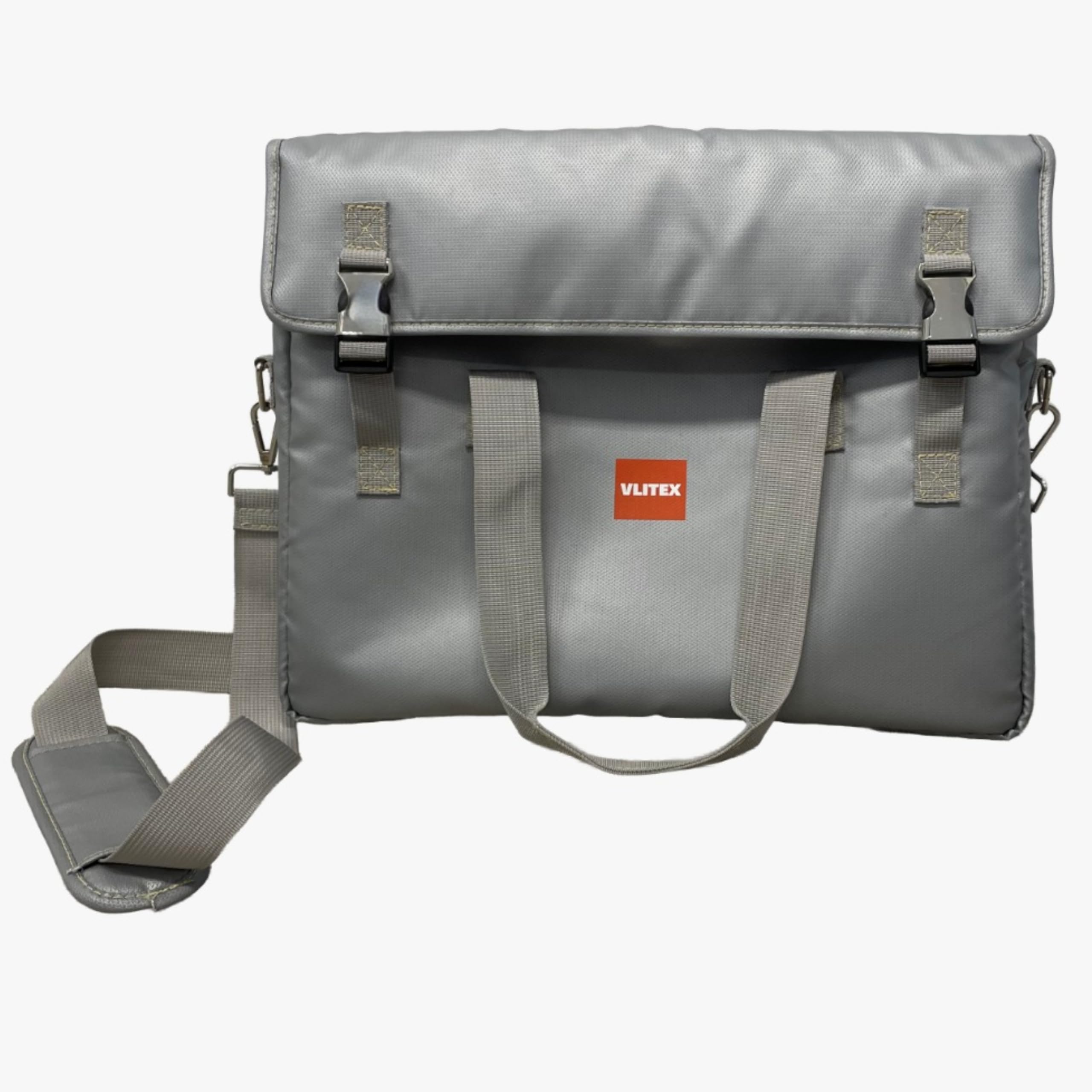 VLITEX Lithium Battery Safe Bag | Engineered in Germany | Fireproof Fabric Lipo Storage Bag | Safeguard Laptops, Batteries, Documents, Cash Money etc.