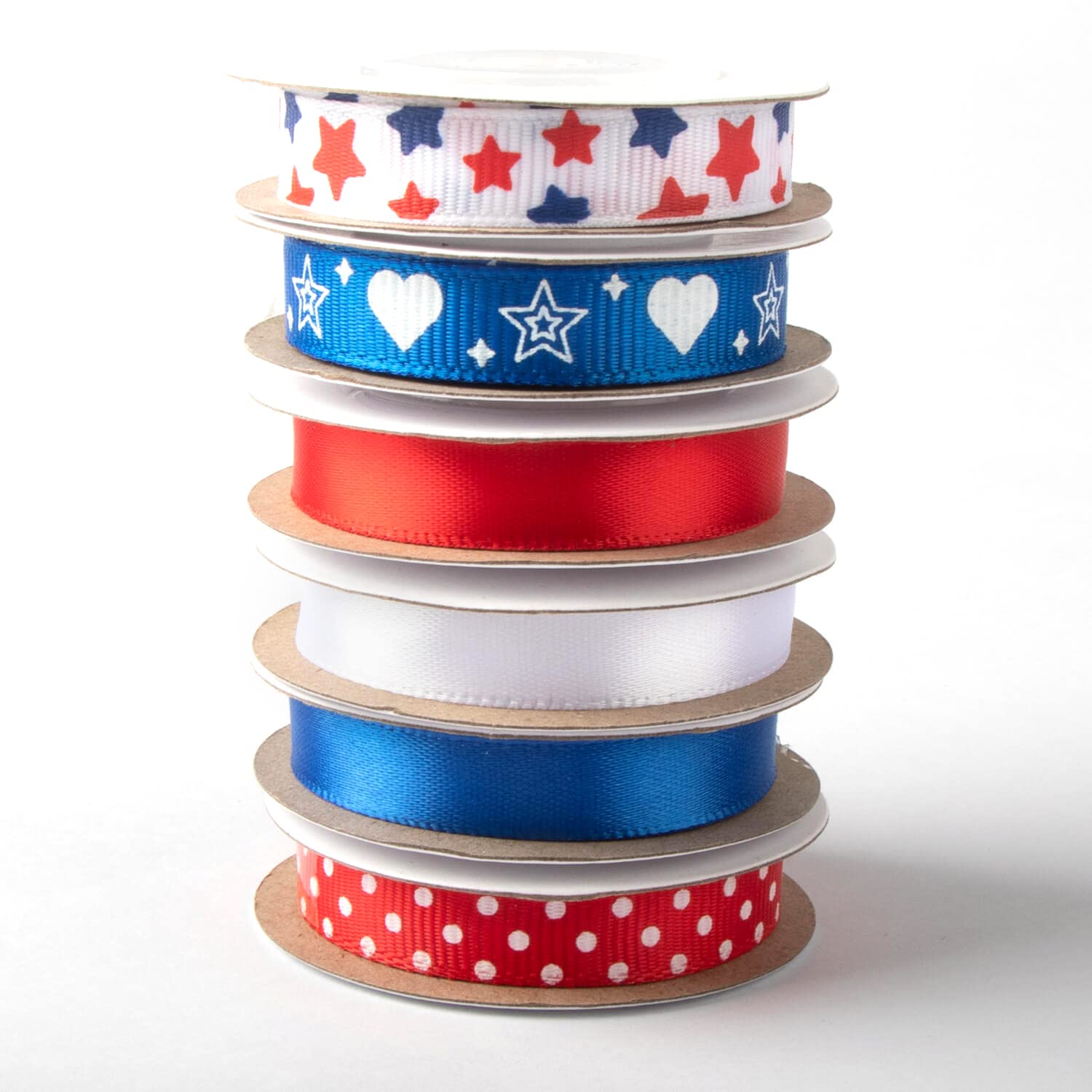 6 Rollen Patriotisches Band Rot-weiß-blau – 4,5 M Pro Rolle, Für 4. Juli Deko & DIY