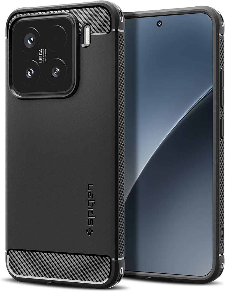 Amazon.co.jp: Spigen Xiaomi 15 ケース 耐衝撃 指紋防止 ストラップ