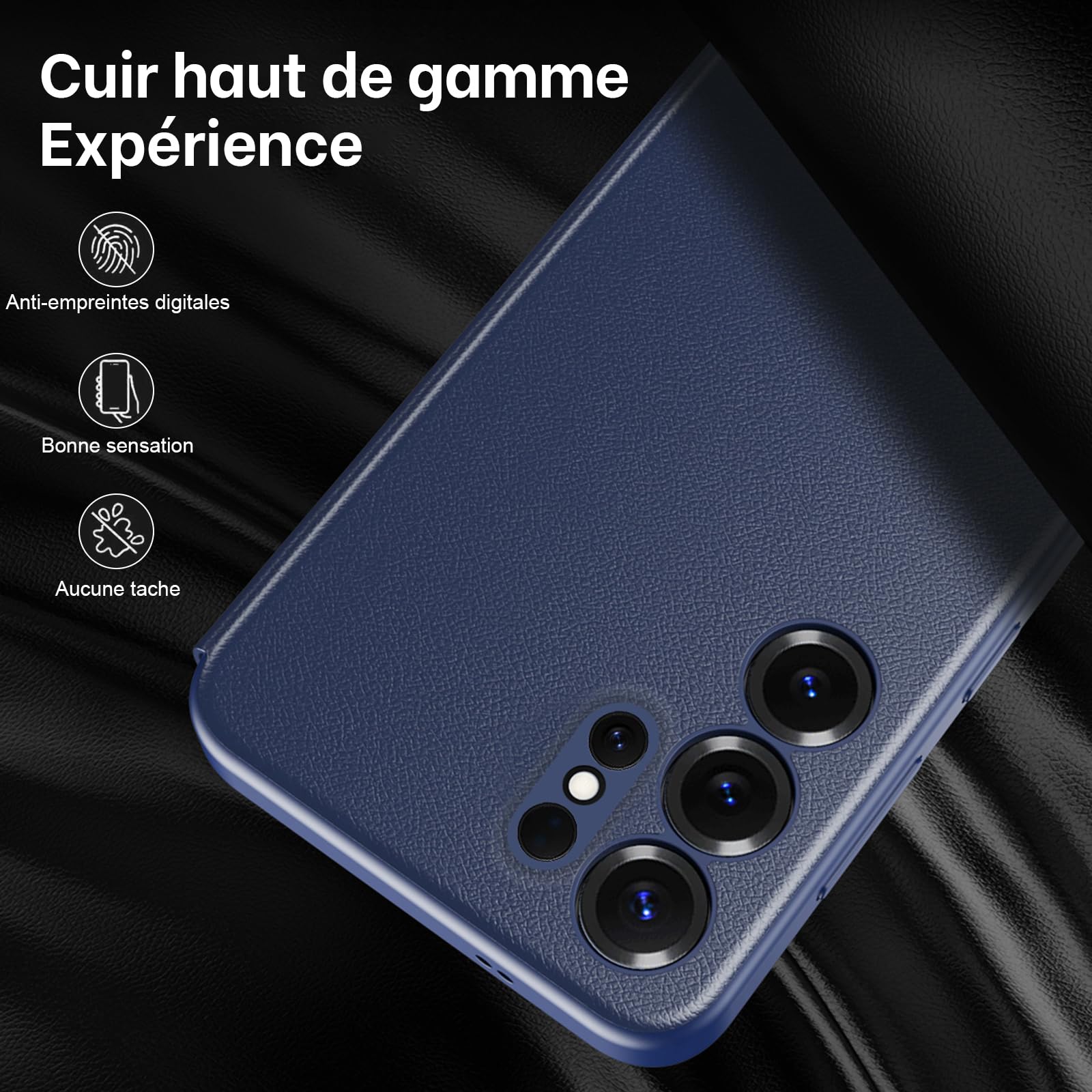 Para Samsung Galaxy S25 Ultra Smart Clear View Cover con ventana de observación, protector de solapa para teléfono móvil, funda para Samsung S25 Ultra 5G Funda Flip Cuero Case Smart View Protector