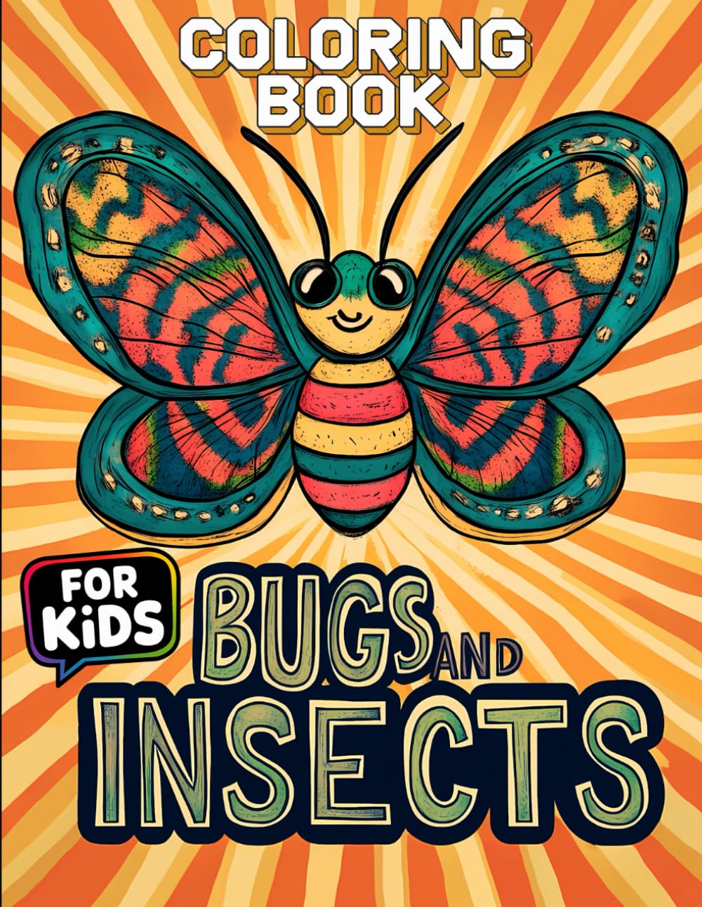 INSECTS COLORING BOOK FOR KIDS
