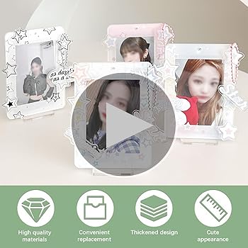 Amazon.com - WAYUTO 4PCS Tabletop Photocard Holder 3 Inch