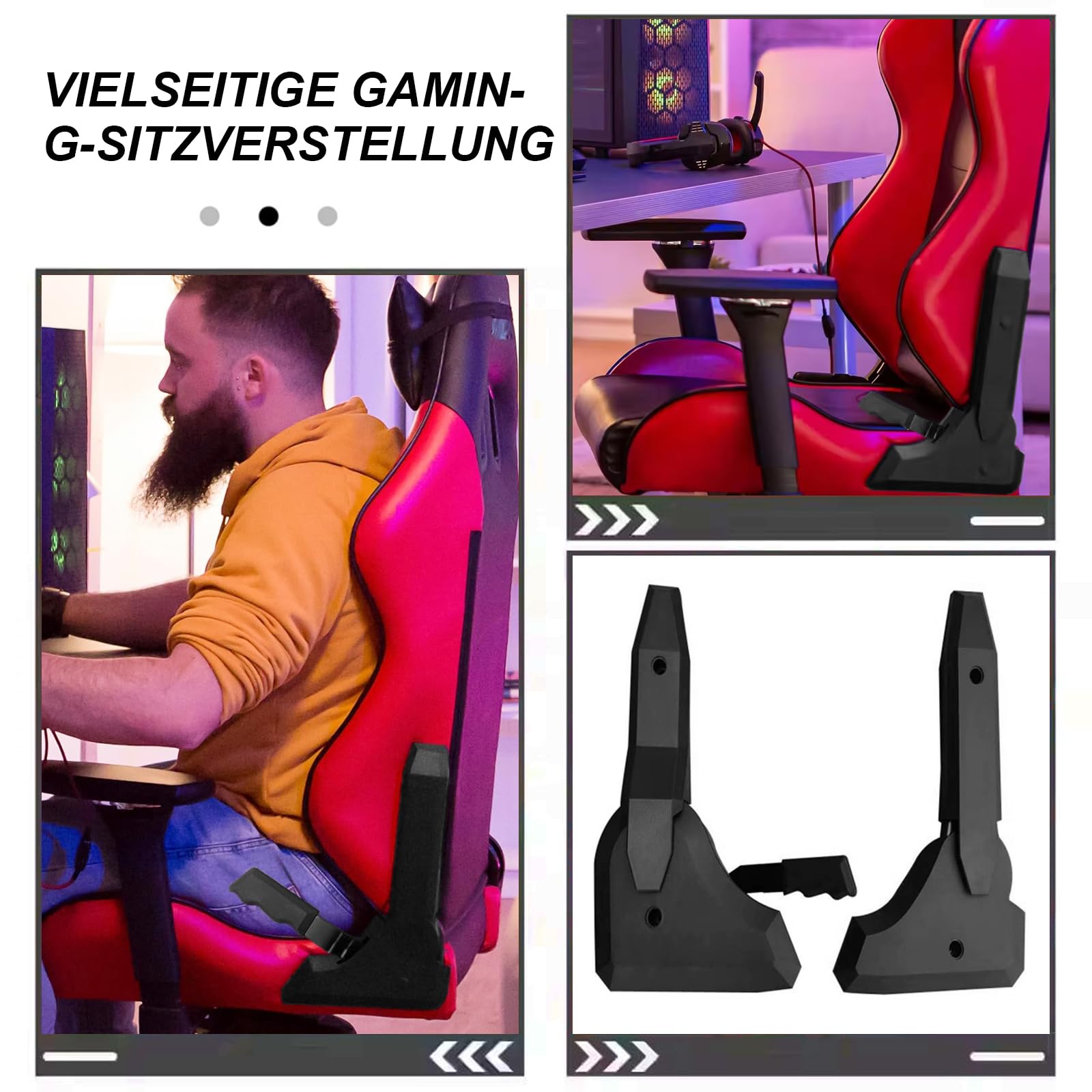 Silla ajustable de ángulo, silla de escritorio para videojuegos, regulador de ángulo de 180 grados, silla de oficina, ajuste de ángulo de asiento, accesorios de repuesto, pieza de ajuste para sillas