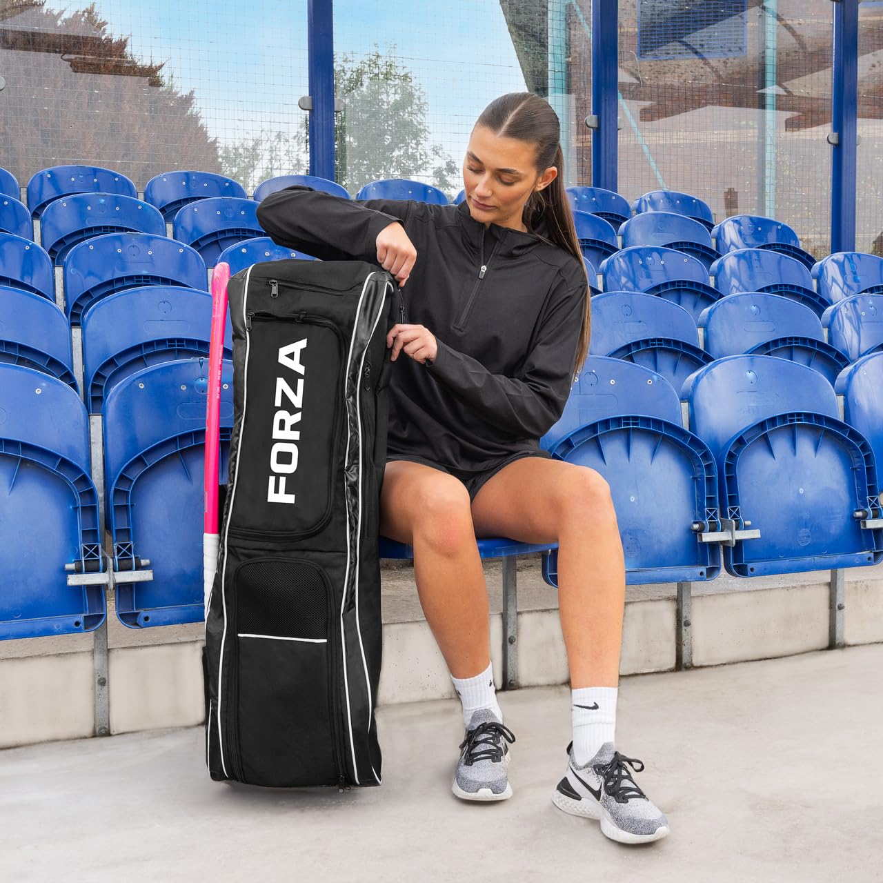 FORZA Pro Sac de Crosses de Hockey - Équipement d'Entraînement de Hockey sur Gazon | Sacs d'Équipement