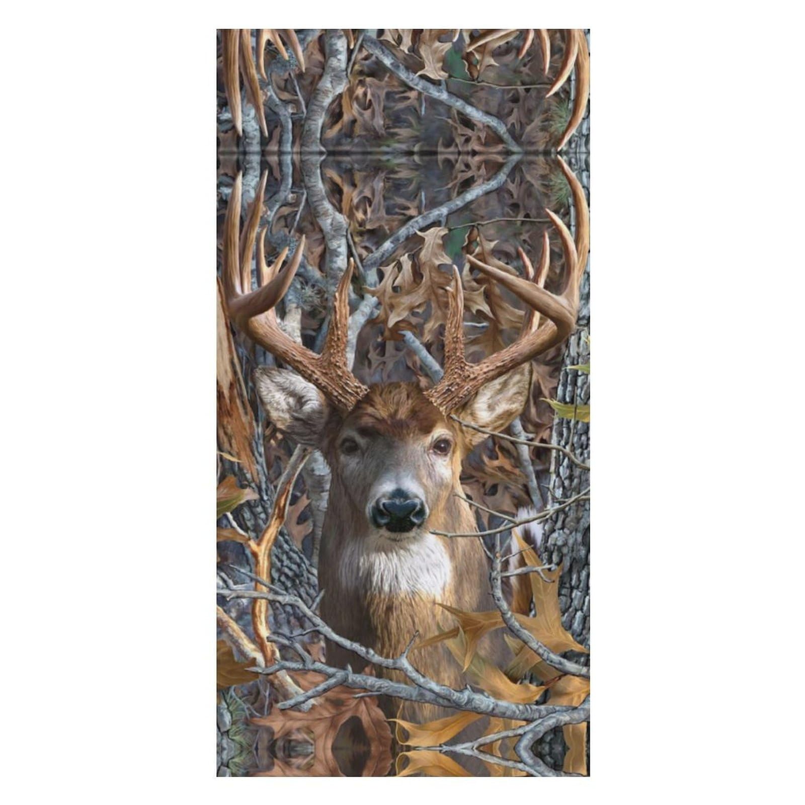 LWORZIIB Beach Towel, Camo Buck Deer Bath Towel, Pool Towel Great for Gym Swimming 80 X 160cm