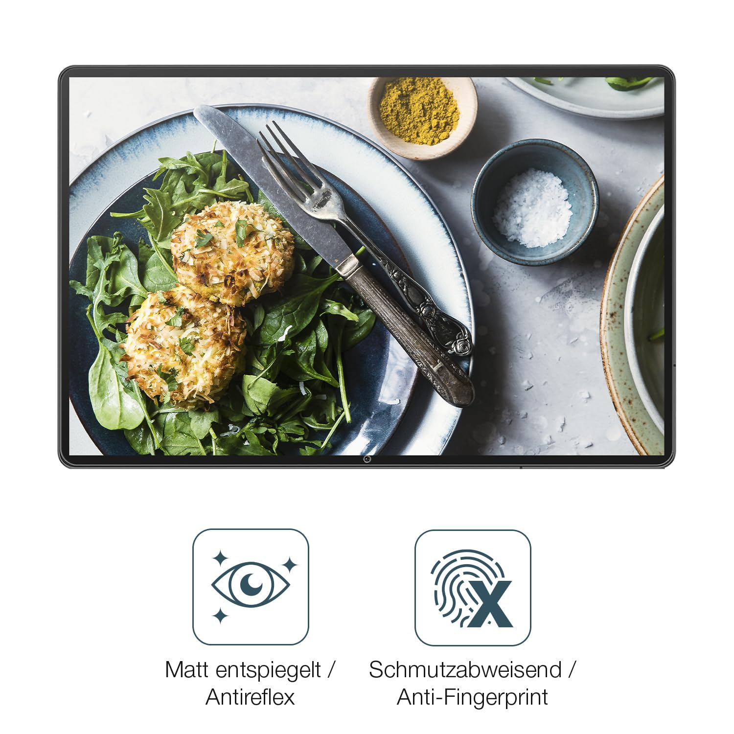 dipos 2x Protector de Pantalla 9H mate para Teclast T65 13.4 Zoll | Antirreflejos, no se rompe ni astilla, no es cristal, antigolpes, antiarañazos, sin burbujas, autoadhesivo