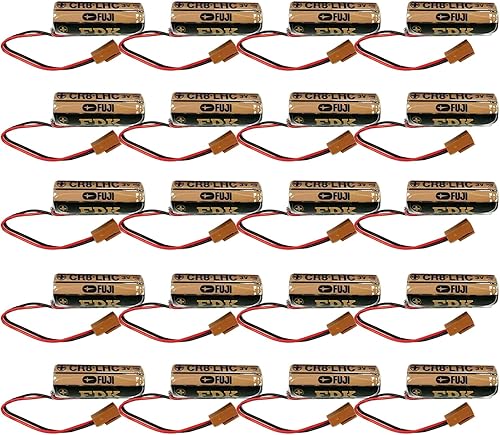 (20-Pack) CR8-LHC 3V 2600mAh Replacement Lithium Battery for Fuji fdk cr8-lhc PLC Controller Backup Battery