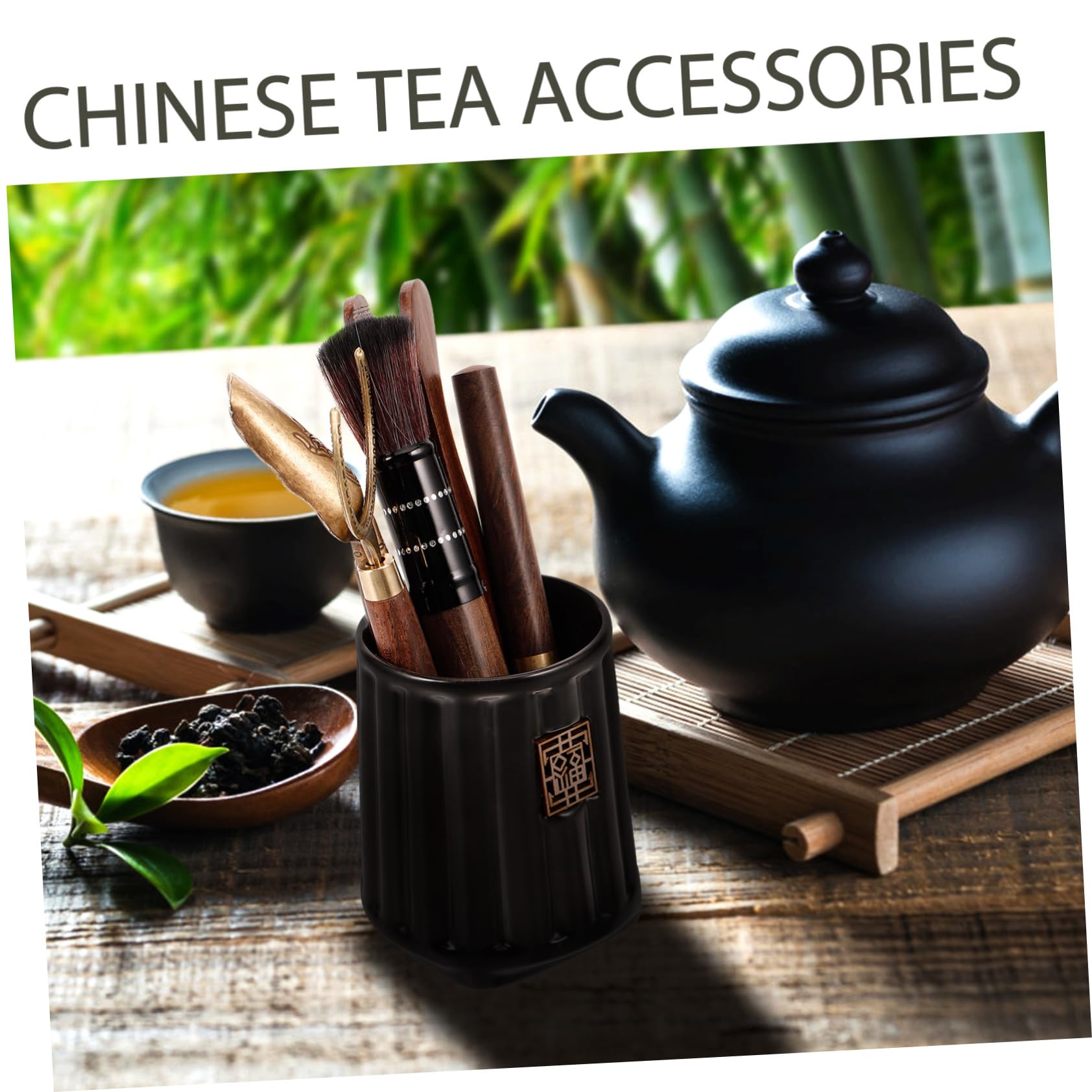 PartyKindom 4sätze Teezeremonie Elegantes Chinesisches Tee-Set Mit Sechs Zubehörteilen Für Gongfu-teezeremonie Hergestellt Für Teeliebhaber Und Traditionelle Zeremonien
