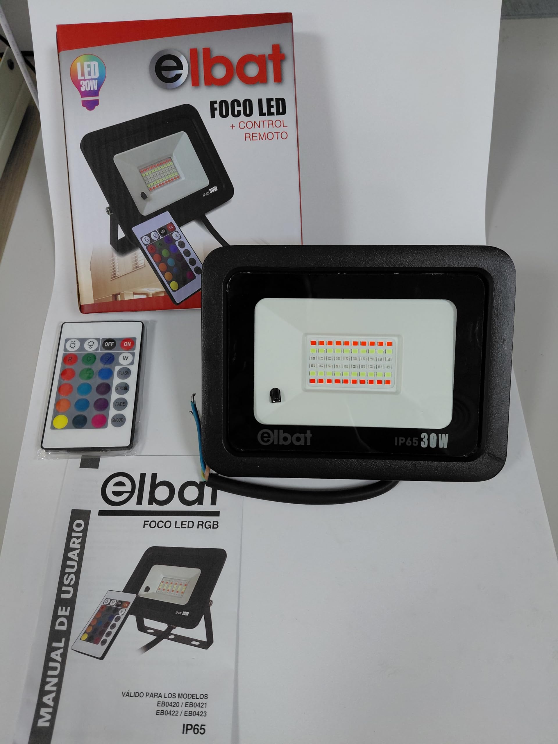 Faretto Led RGB 50W - Telecomando - IP65 - Ideale per esterno