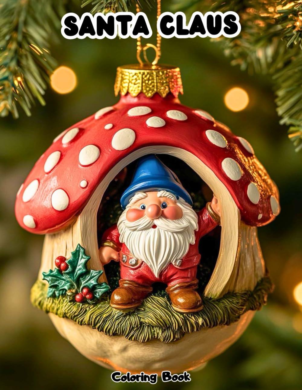 Santa Claus Coloring Book for Kids: Fun Christmas Activities with Big, Easy-to-Color Pages