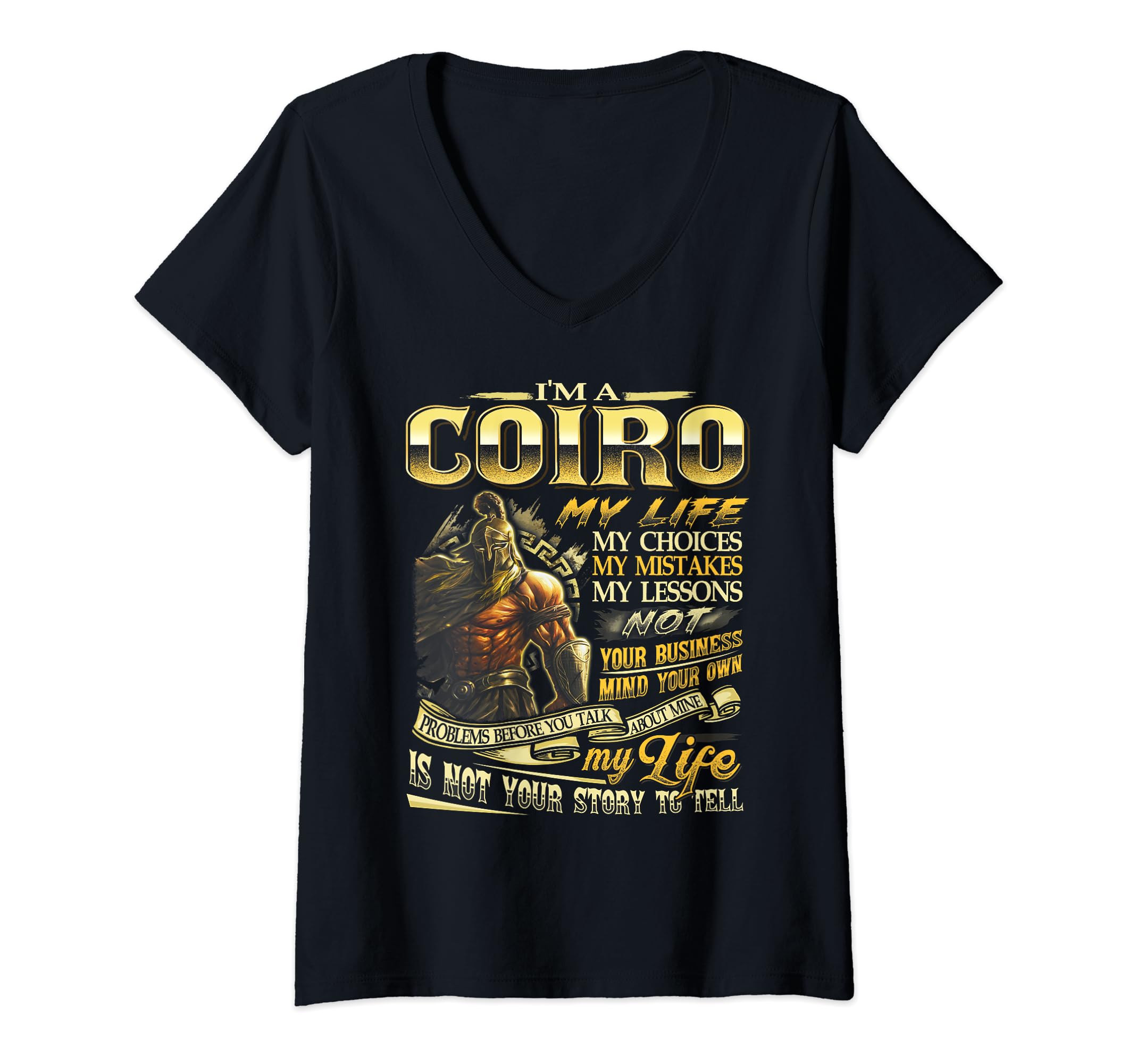 Womens Coiro Family Name, Coiro Last Name Team V-Neck T-Shirt
