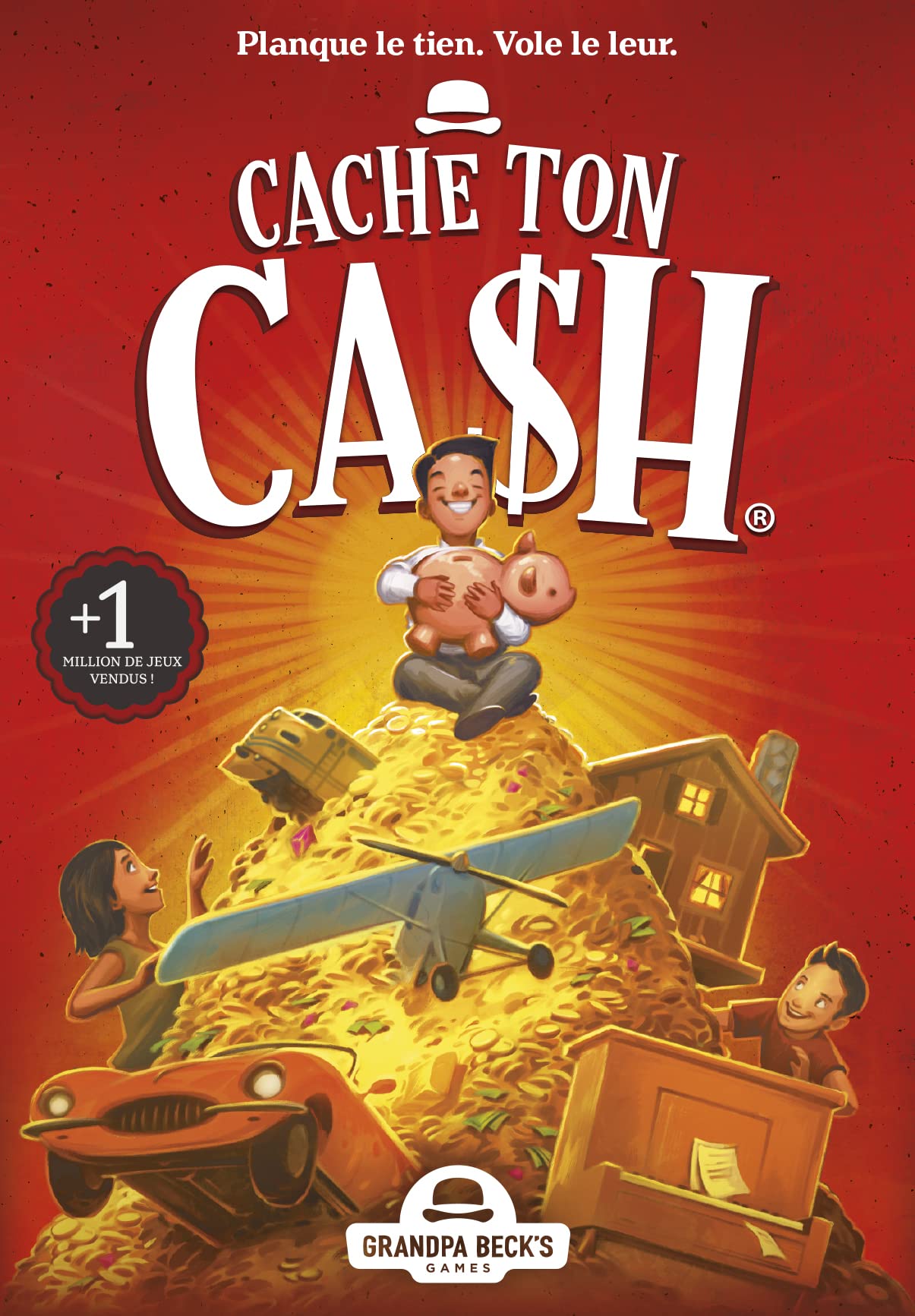 Blackrock Cache Ton Cash - Gioco Di Carte Di Bluff E Strategia Per Famiglie, 2-6 Giocatori, 7+ Anni