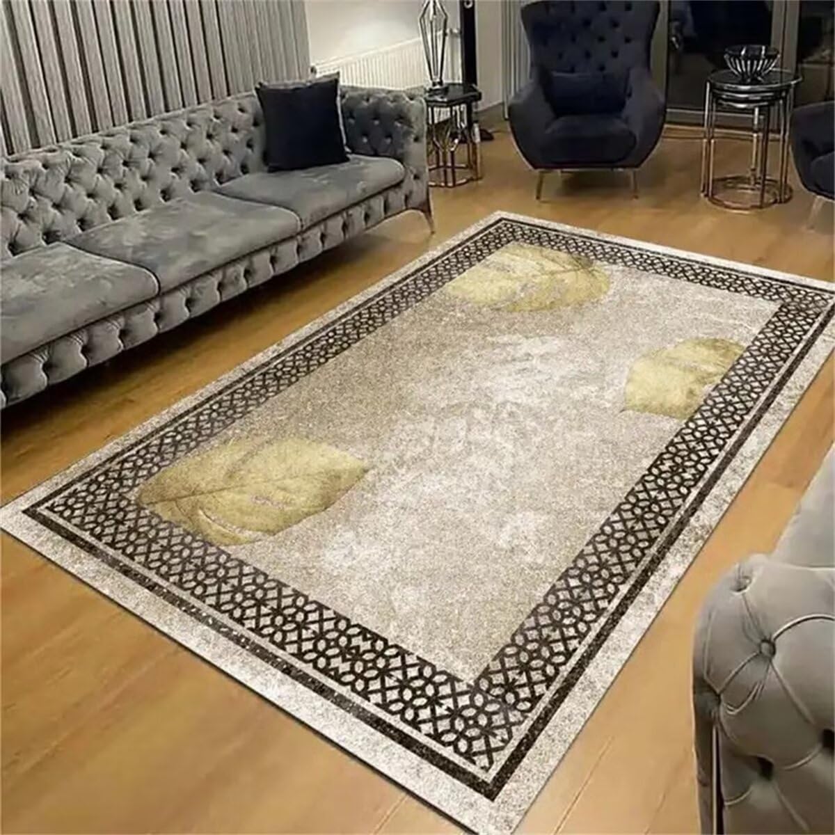 Tapis chambre gamer anti-glisse pour protéger le sol et décorer le salon en 80x200