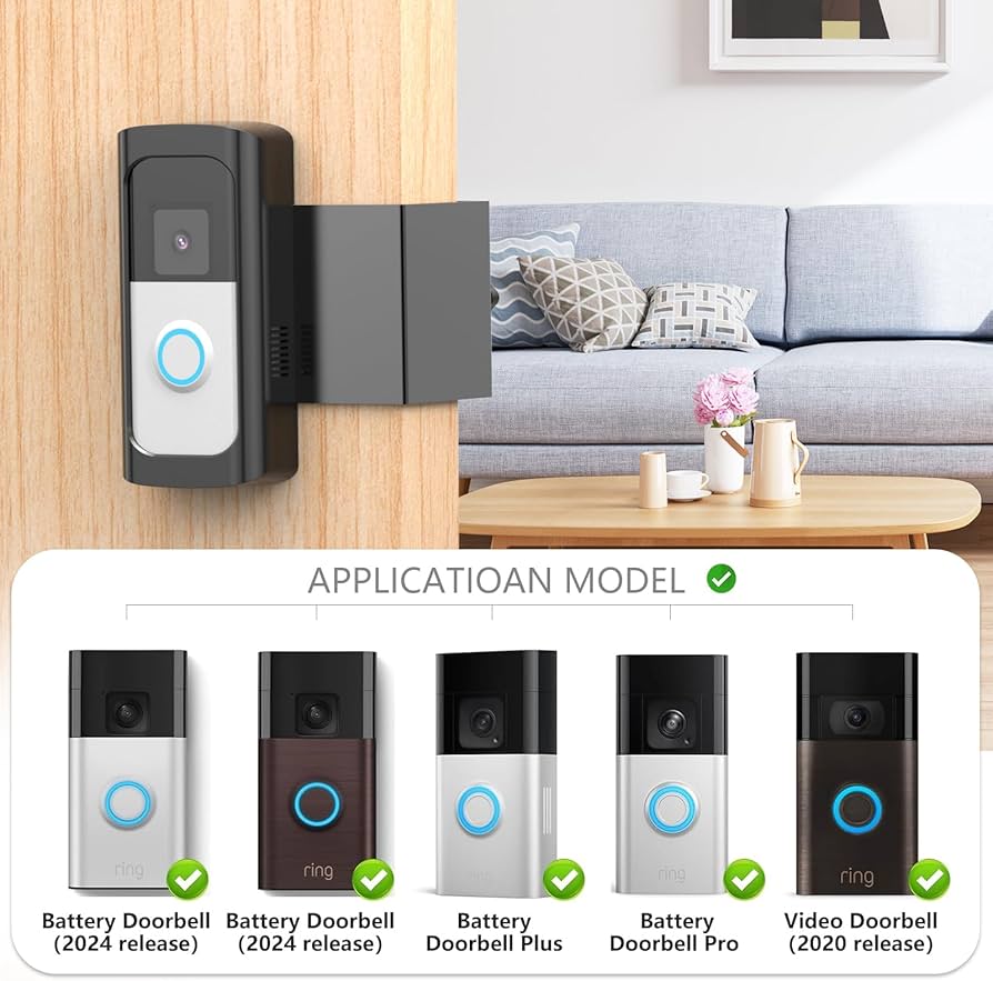 Amazon.com: No-Drill Anti-Theft R/ing Doorbell Mount for Video