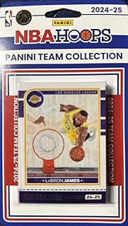 Los Angeles Lakers 2024 2025 Hoops Factory Sealed Team Set with LeBron James and Anthony Davis plus Rookie Cards of Bronny James and Dalton Knecht