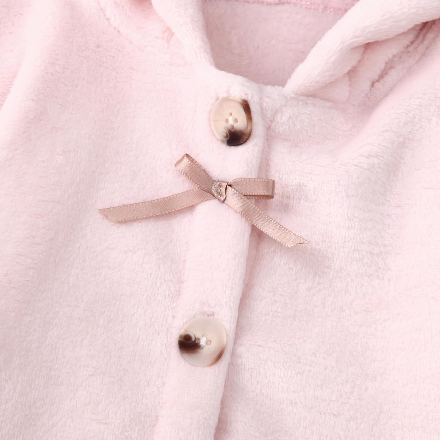 Goodplayer Toddler Baby Girl Dress Coat Buttons Jacket Hooded Cape Cloak