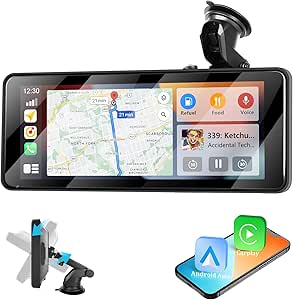 Autoradio Portatile Podofo 7 Pollici Con Wireless CarPlay E Android Auto - Bluetooth, FM, Airplay E Mirroring - Foto 6