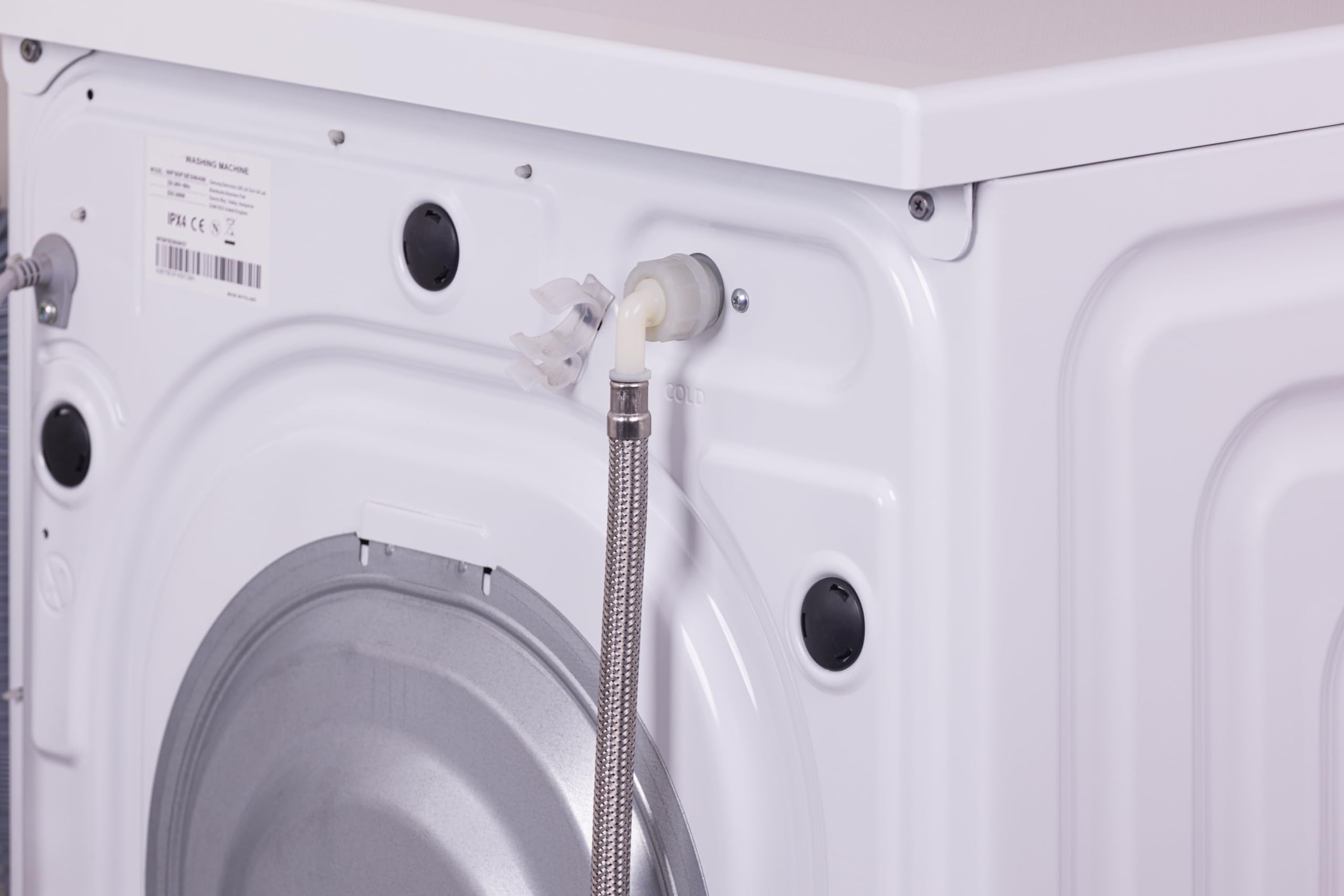 Curva Per Scarico Lavatrice Gomito Scarico Auto 90° In Acciaio Inox 304 - 32mm Gomiti Inox Curve - Foto 4